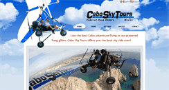 Desktop Screenshot of caboskytours.com