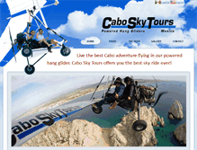 Tablet Screenshot of caboskytours.com